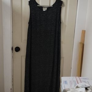 COLDWATER CREEK WOMENS LONG DRESS , SIZE XL